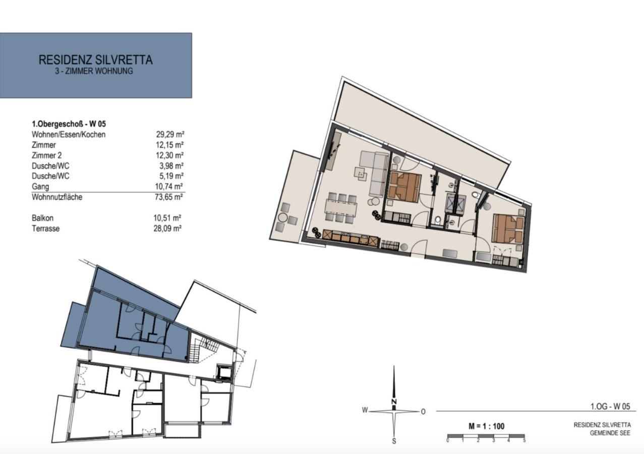 Das Luxurioese Chalet-Apartment In Der Residenz Silvretta - Inklusive Silvretta Card Premium See Exterior photo